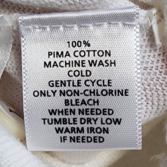 LOFT White Deep V-Neck Lightweight Sweater Size Small - Picture 10 of 14